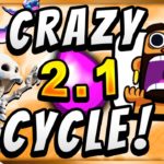 2.1 ELIXIR! CHEAPEST HOG CYCLE in CLASH ROYALE!