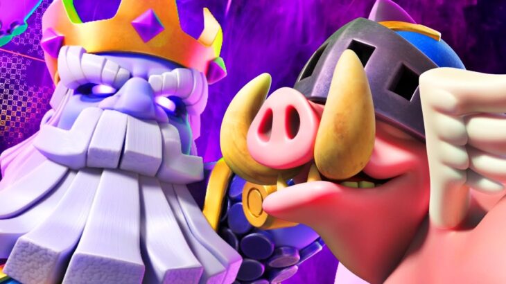 【クラロワ】限界突破ロイヤルホグを入れた最強デッキがえぐい！上手すぎるプレイを見せましょう